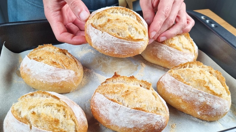 Amazingly Crispy Crust Bread - Perfectly Soft Inside