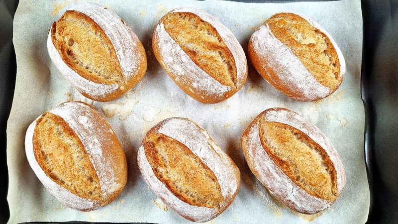 Crusty Bread Rolls