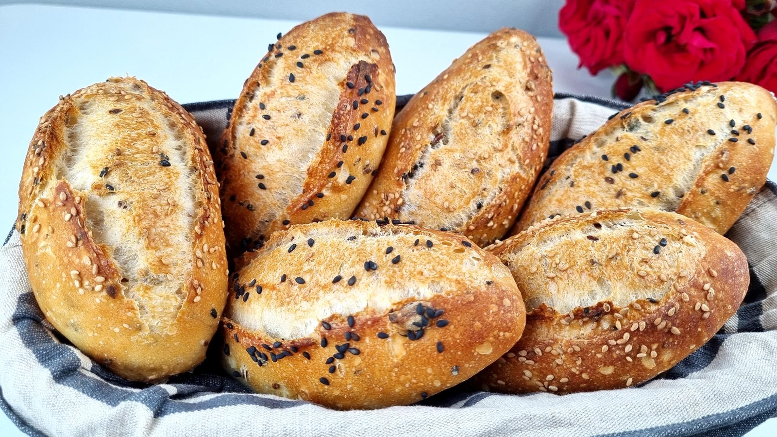 Multi-Seed Bread Rolls