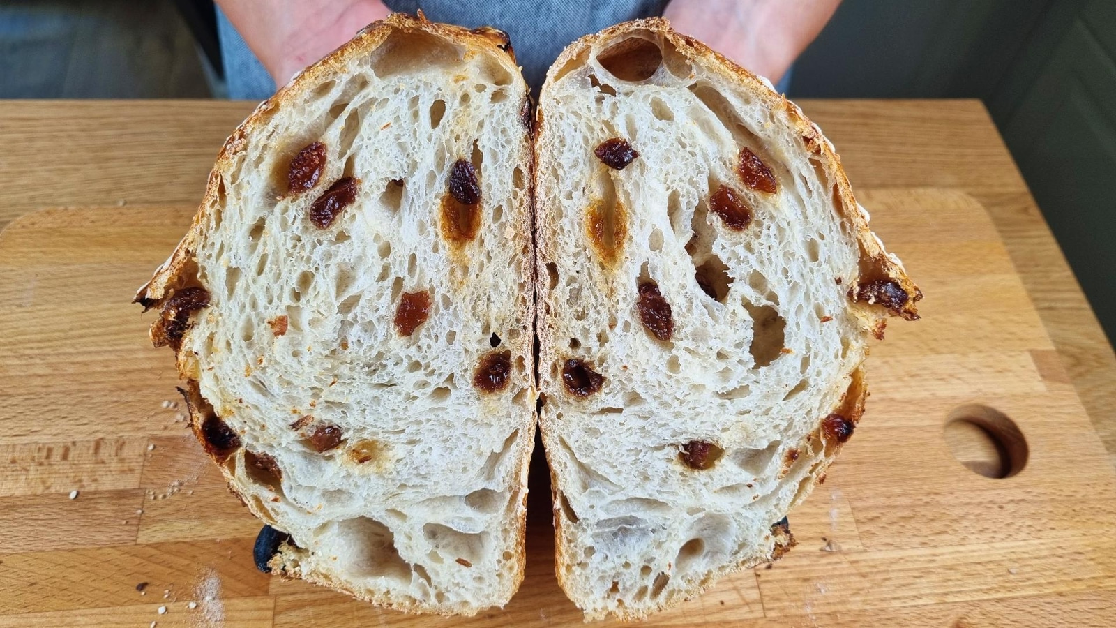 Perfect Raisin Sourdough Bread
