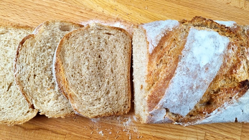 Rustic Rye Sandwich Bread Recipe