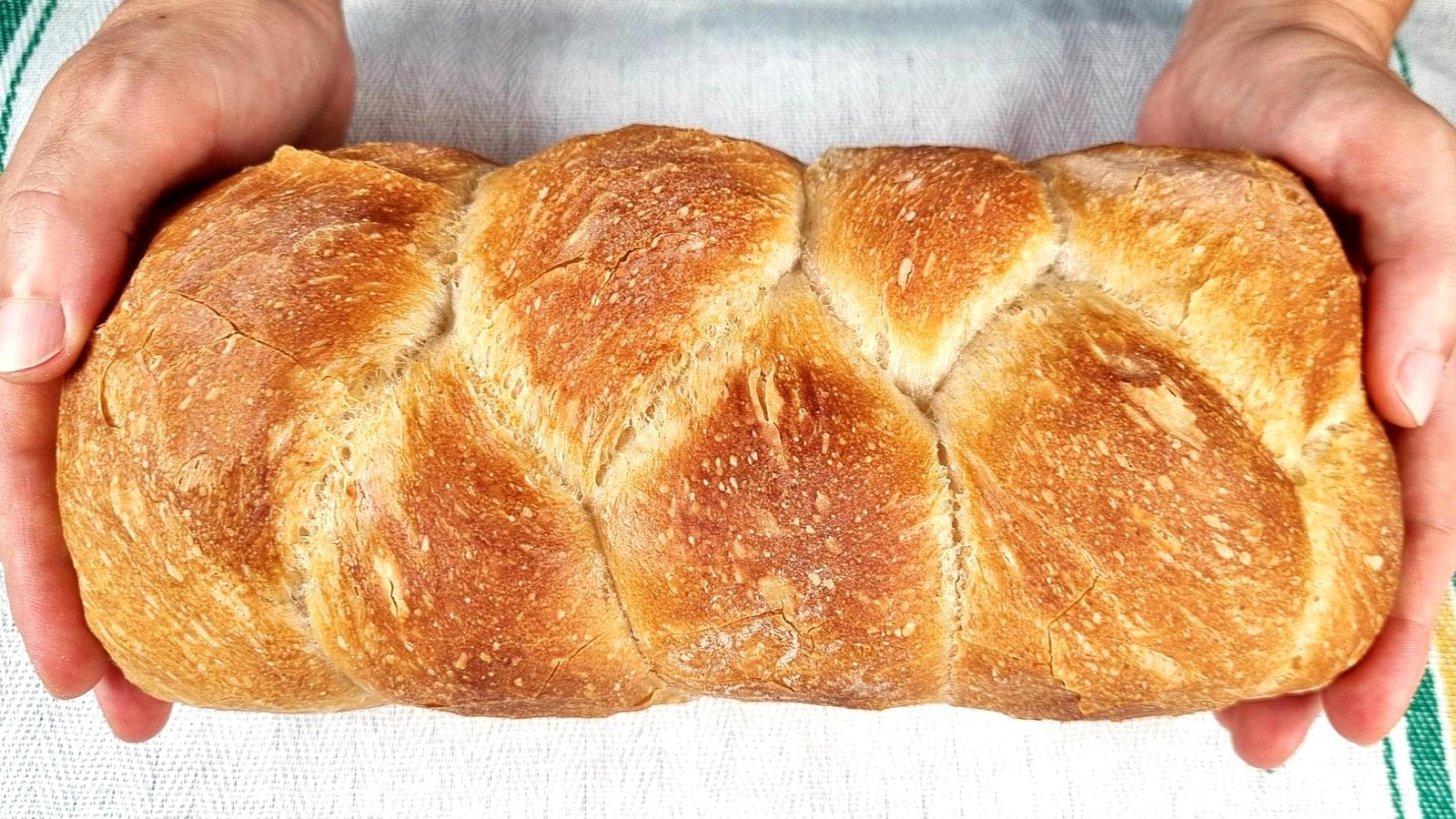 Soft Braided Yogurt Bread