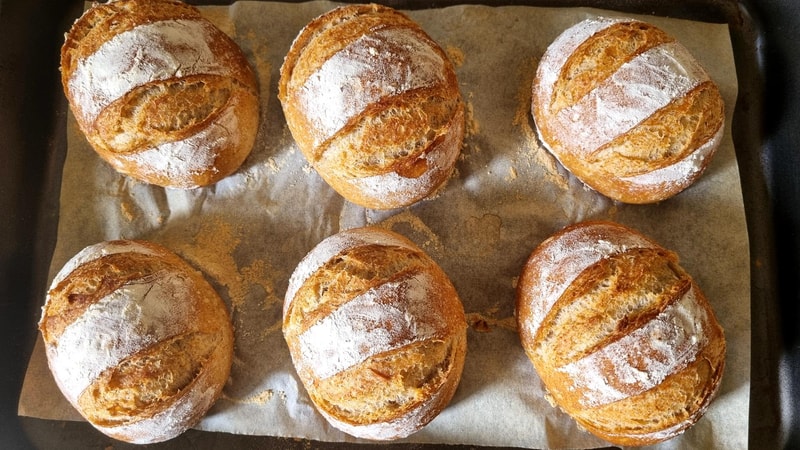 Quick Whole Wheat Bread - Crispy Crust, Soft Inside